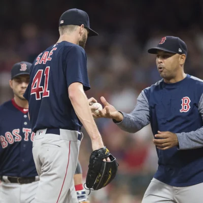 Alex Cora Chris Sale