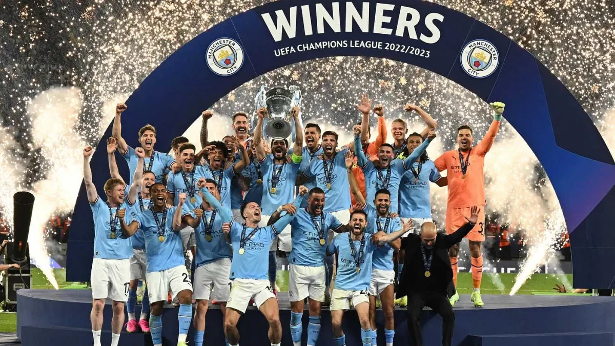 Manchester City win Champions League