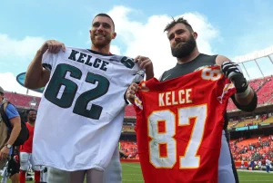 Kelce Brothers kickoff