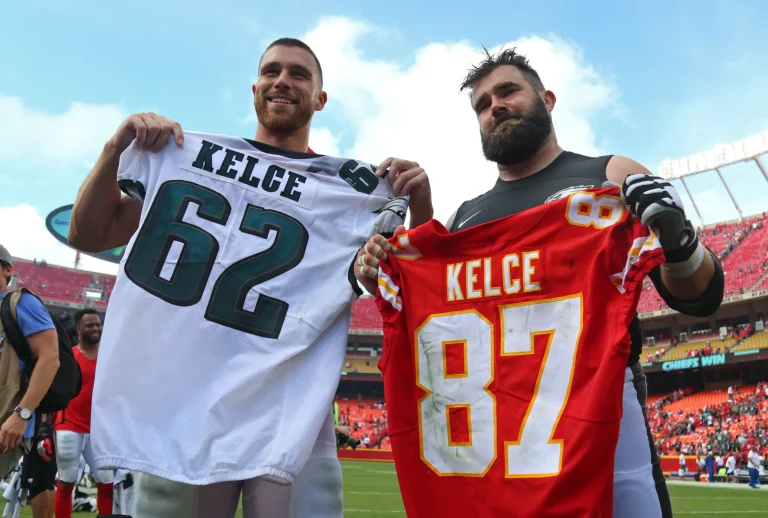 Kelce Brothers kickoff