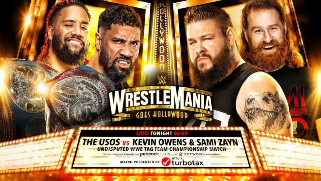 Kevin Owens and Sami Zayn vs The Usos