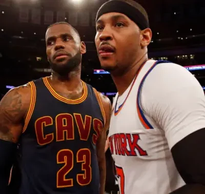 LeBron James Carmelo Anthony