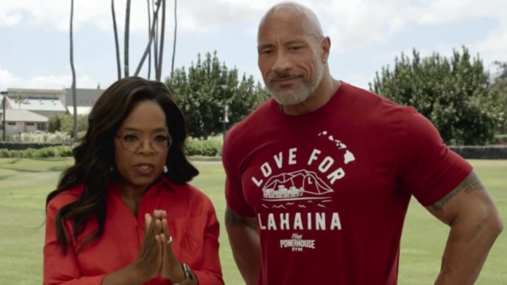 Oprah Winfrey Dwayne Johnson