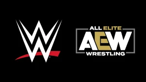 WWE and AEW logos