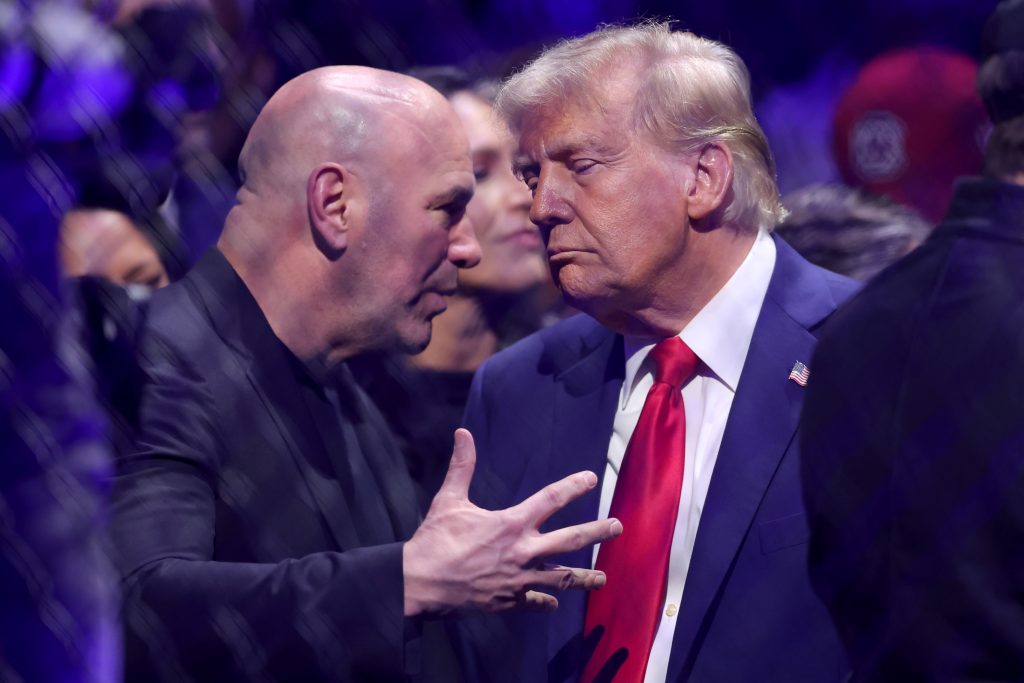 Dana White Donald Trump